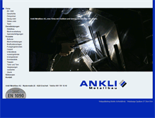 Tablet Screenshot of ankli-metallbau.ch